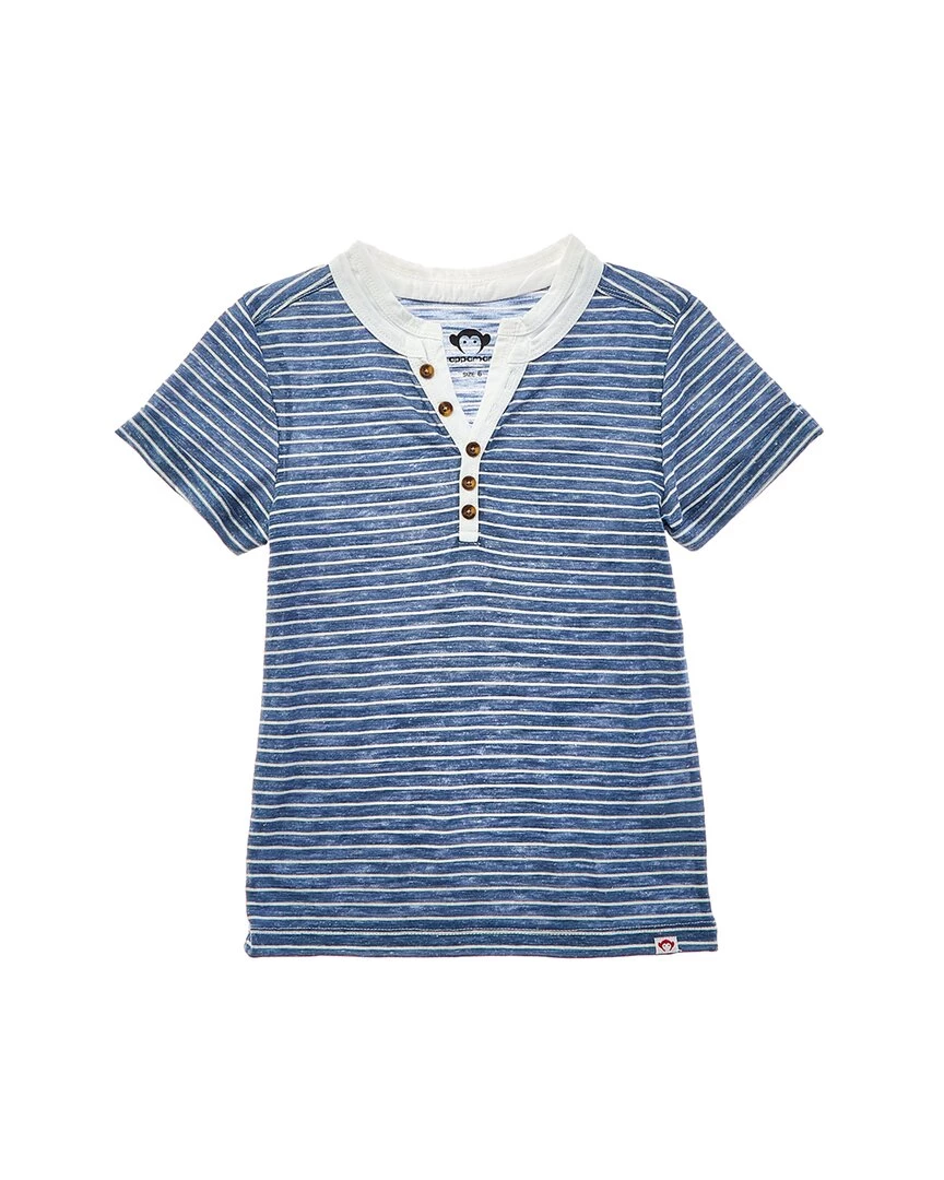 kids Appaman Hilltop Linen-Blend Henley 1 kids Appaman Hilltop Linen-Blend Henley
