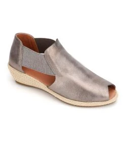 Gentle Souls by Kenneth Cole Noa Womens Leather Open Toe Wedge Heels