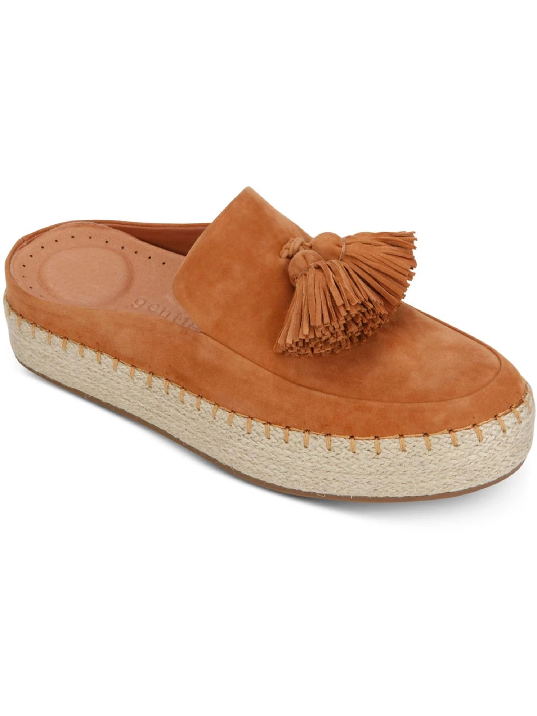 Gentle Souls by Kenneth Cole Rory Espadrille Womens Suede Flat Mules 1 Gentle Souls by Kenneth Cole Rory Espadrille Womens Suede Flat Mules