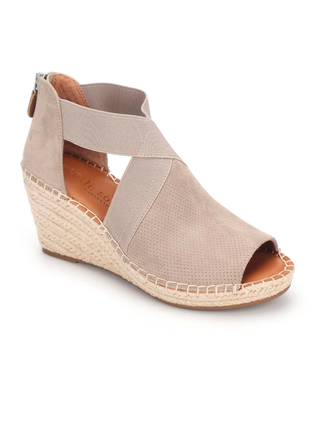 Gentle Souls by Kenneth Cole Charli Womens Zipper Peep Toe Espadrilles 4 Gentle Souls by Kenneth Cole Charli Womens Zipper Peep Toe Espadrilles - Image 4