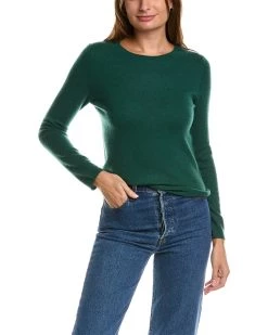 women InCashmere Crewneck Cashmere Sweater
