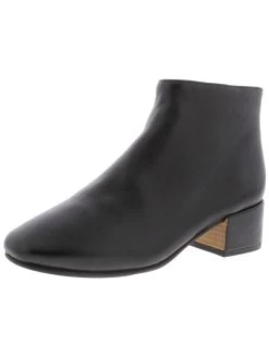 Gentle Souls by Kenneth Cole Ella Womens Leather Square Toe Ankle Boots