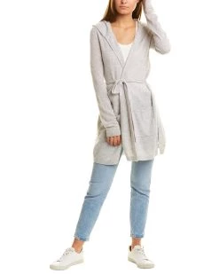 women InCashmere Hoodie Robe