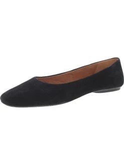 Gentle Souls by Kenneth Cole Eugene Travel Womens Suede Slip On Ballet Flats