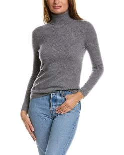 women InCashmere Turtleneck Cashmere Sweater
