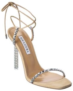 women Aquazzura Rock Chic 105 Suede Pump