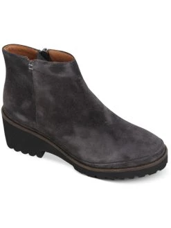 Gentle Souls by Kenneth Cole Mona Bootie Womens Suede Ankle Ankle Boots