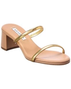women Aquazzura Laguna 45 Leather Sandal