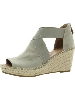 Gentle Souls by Kenneth Cole Collen Womens Leather Platform Wedge Sandals