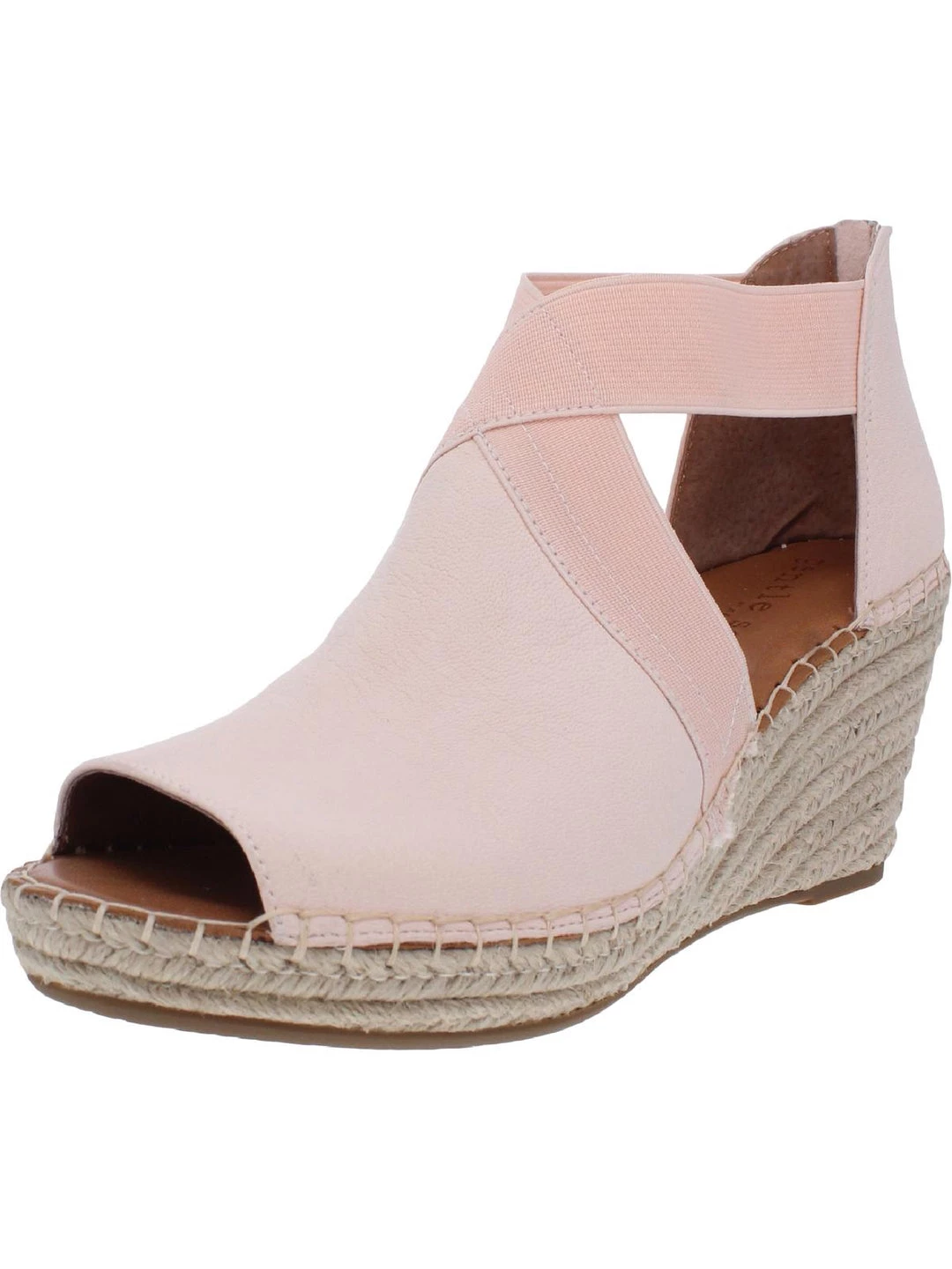 Gentle Souls by Kenneth Cole Charli Womens Zipper Peep Toe Espadrilles 1 Gentle Souls by Kenneth Cole Charli Womens Zipper Peep Toe Espadrilles