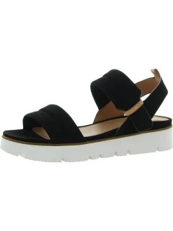 Gentle Souls by Kenneth Cole Larkin Womens Leather Flatform Wedge Sandals
