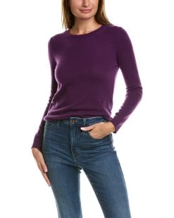 women InCashmere Crewneck Cashmere Sweater