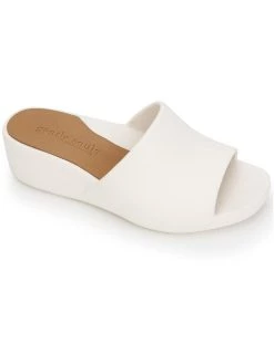 Gentle Souls by Kenneth Cole Gisele Womens Slip On Heeled Wedge Sandals