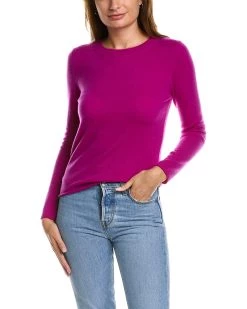 women InCashmere Crewneck Cashmere Sweater