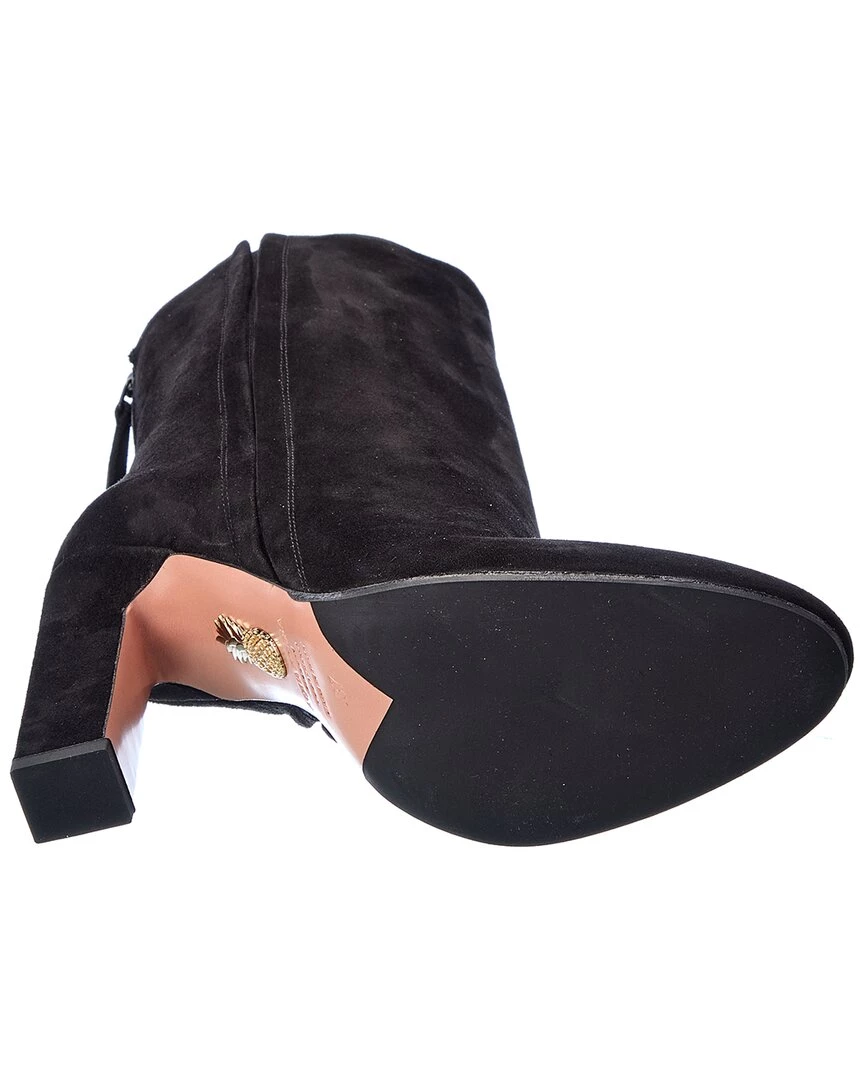 women Aquazzura Joplin 105 Suede Bootie 4 women Aquazzura Joplin 105 Suede Bootie - Image 4