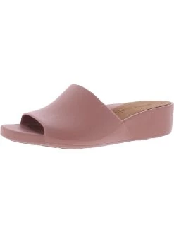 Gentle Souls by Kenneth Cole Gisele Womens Slip On Manmade Wedge Sandals