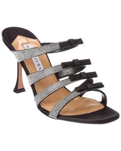 women Aquazzura Tali 85 Satin Sandal
