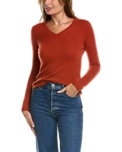 women InCashmere V-Neck Cashmere Sweater