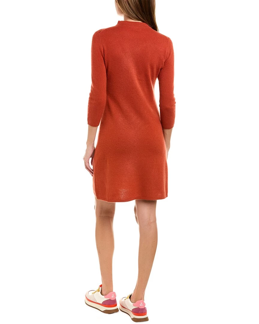 women InCashmere Mock Neck Cashmere Sweaterdress 2 women InCashmere Mock Neck Cashmere Sweaterdress - Image 2