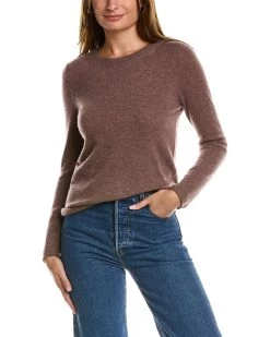 women InCashmere Crewneck Cashmere Sweater