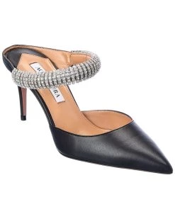 women Aquazzura Micca 75 Leather Pump