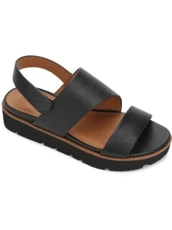 Gentle Souls by Kenneth Cole Lavern Slingback Womens Leather Flatform Slingback Sandals