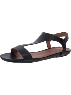 Gentle Souls by Kenneth Cole Lark Slim Womens Leather Open Toe T-Strap Sandals