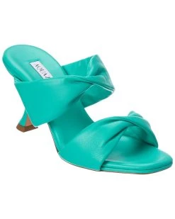 women Aquazzura Twist 75 Leather Sandal