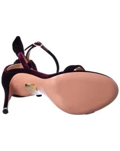 women Aquazzura Bow Tie 105 Velvet Sandal -Aquazzura shop b1f45c0fc5224907ac1a24d3210a8c8a 1080x