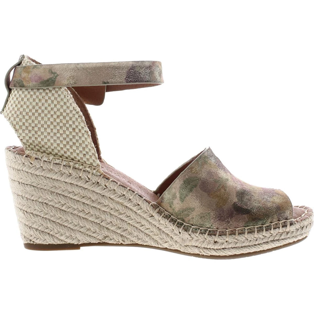 Gentle Souls by Kenneth Cole Charli Womens Leather Espadrilles 2 Gentle Souls by Kenneth Cole Charli Womens Leather Espadrilles - Image 2