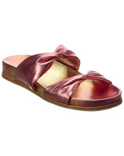 women Aquazzura Twist Leather Sandal