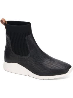 Gentle Souls by Kenneth Cole Raina Lite Womens Leather Pull On Booties