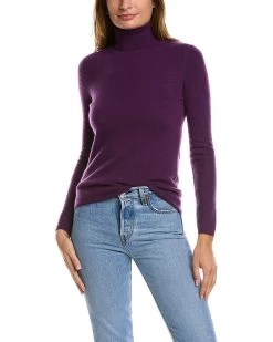 women InCashmere Turtleneck Cashmere Sweater