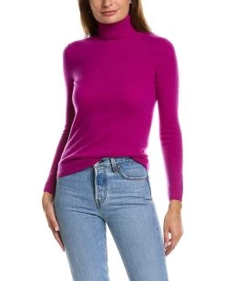 women InCashmere Turtleneck Cashmere Sweater