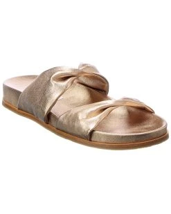 women Aquazzura Twist Leather Slide