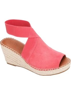 Gentle Souls by Kenneth Cole Charli Womens Suede Wedge Espadrilles
