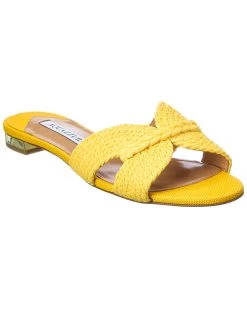 women Aquazzura Rope Raffia Sandal