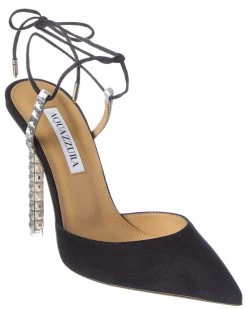 Aquazzura shop 10 women Aquazzura Rock Chic 105 Suede Pump