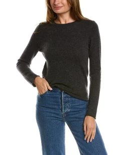 women InCashmere Crewneck Cashmere Sweater